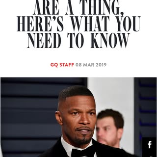 GQ & Jaime Foxx know what’s up with the benefits of scalp micropigmentation! (Link to the article in