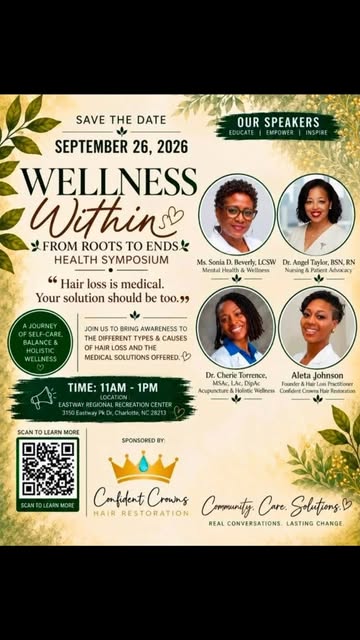 CHARLOTTE, ARE YOU REGISTERED YET?

We are officially 2 weeks away from Wellness Within: From Roots 