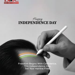 This Independence Day, declare independence from hair loss and regain the hairline you deserve. Step