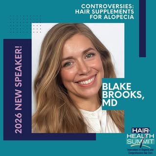 ✨Hair Health Summit New Speaker Highlight✨
.
.
Hair Health Summit is excited to welcome Dr. Blake Br
