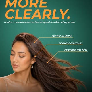 Your reflection should feel like you.

Hairline feminization is a gender-affirming procedure that so
