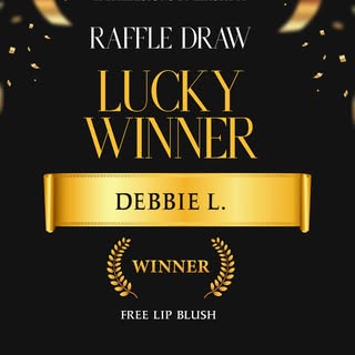 🎉 Congratulations to our raffle prize winner, Debbie L.! 🎉
I’m so excited to announce that Debbie 