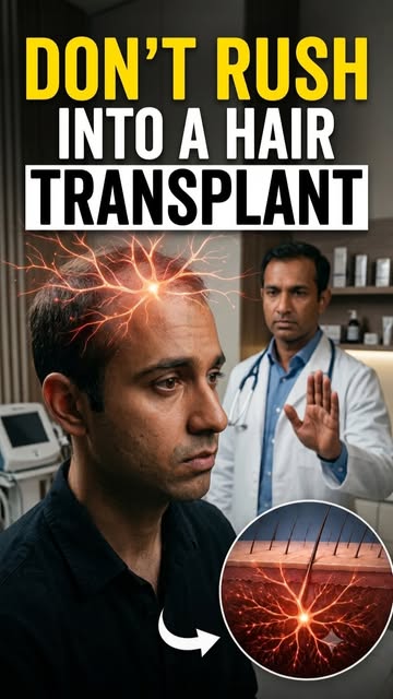 Don’t Rush Into a Hair Transplant | Key Facts to Know First | Dr. Shahid Shamsher #reelsinstagram

T