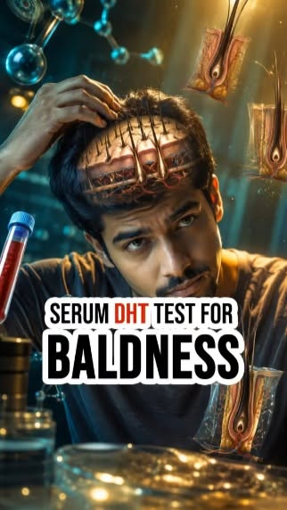 Serum DHT Test for Hair Loss: Is It Really Useful? | Trichologist Dr. Shahid Shamsher #reelsinstagra
