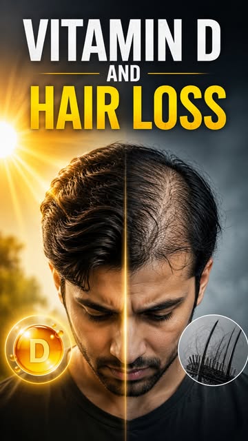 Vitamin D Deficiency & Hair Loss: Is Sunlight Enough? | Trichologist Dr. Shahid Shamsher #reelsinsta