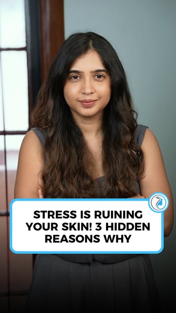 Did you know that stress can directly affect your skin? 😟 It's not just in your mind—chronic stress