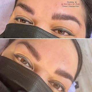 🧚🏽F L U F F Y • B R O W S🧚🏽I don’t believe many people can get away with very thick fluffy eyebr