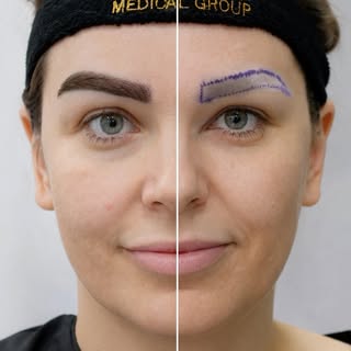✨ Inna’s eyebrow journey began with a desire to reshape a past choice into a more natural and long-l