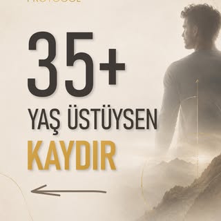 35+ YAŞ ÜSTÜYSEN KAYDIR
35 yaş sonrası erkek sağlığında bazı değişimler daha belirgin hale gelebilir