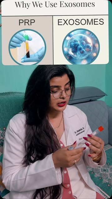 From thinning to winning. The ultimate power duo for hair growth. 🚀Difference between PRP and Exoso