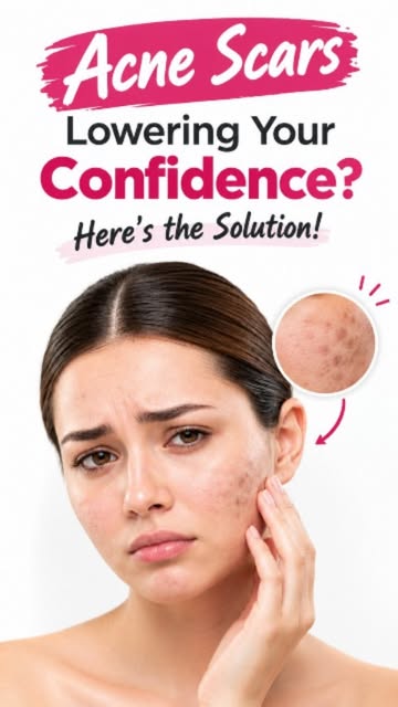 Even After Acne Clears… Why Do Pits Still Remain on Your Face? 🤔

Rolling acne scars can develop wh