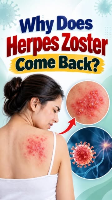 🦠 What Is Herpes Zoster? Why Does Shingles Come Back?

Herpes Zoster, commonly known as Shingles, i