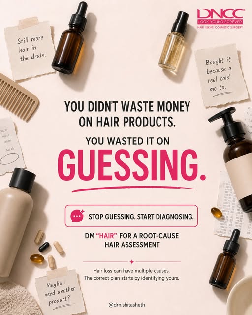 Hair fall ho raha hai… aur aapne oils, biotin, serums, shampoos sab try kar liya?
Phir bhi result na