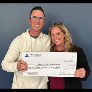Our charity golf tournament is always a blast, but presenting this check was a powerful reminder of 