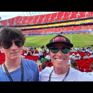 Dr. Eagan had the incredible opportunity to witness history in action alongside his son at the Argen