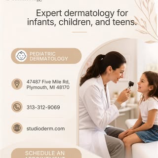 Healthy skin matters at every age.

At Studio Dermatology, we provide expert pediatric dermatologic 