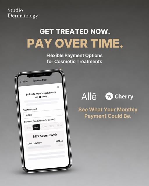 Get Treated Now. Pay Over Time.

Considering cosmetic treatments but want greater flexibility with y