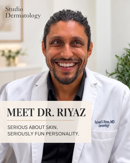 Meet Dr. Riyaz, a board-certified dermatologist, fellowship-trained Mohs surgeon, and hair restorati