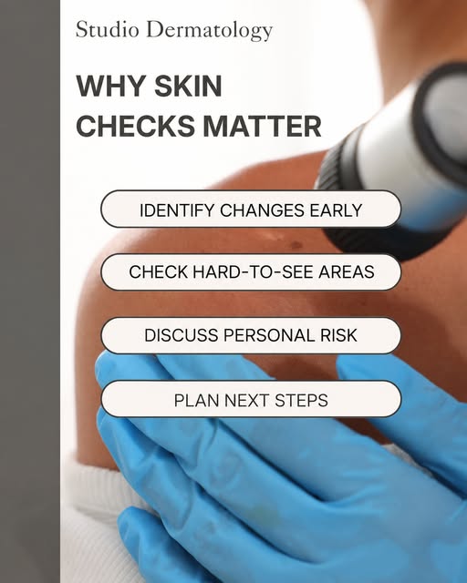 A skin check can help identify changes you may not notice yourself, especially in areas like your ba