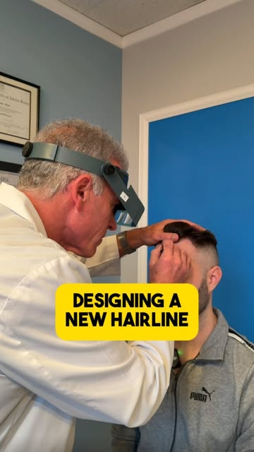 Let’s talk about designing a new hairline! #hairloss