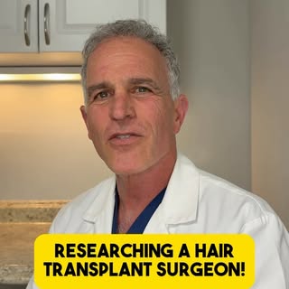 Here are some things to keep in mind when you’re researching hair transplant surgeons! #hairloss #ha