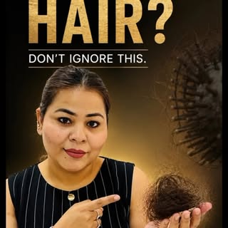 hair fall ?
don’t ignore it