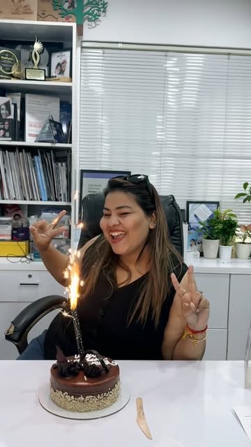 * “Birthdays feel extra special when celebrated with people who make every workday brighter. ❤️ Grat