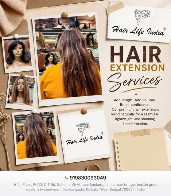 Hair Life India offers expert hair extension services providing natural, seamless hair replacement f