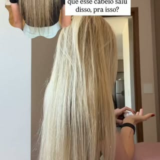 Você acredita que esse cabelo já passou por um tratamento capilar? ✨ 

Cabelo da maravilhosa @samila