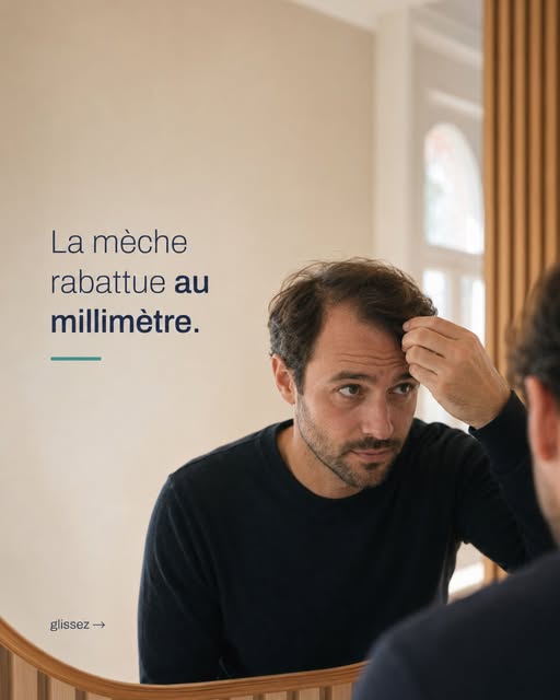 La mèche rabattue au millimètre.
Le volume placé exactement au bon endroit.
Le coup de sèche-cheveux