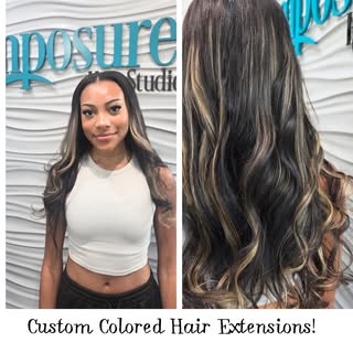 This fabulous lady dreamed of custom-colored extensions, and voila, we made it happen!
#customcolore