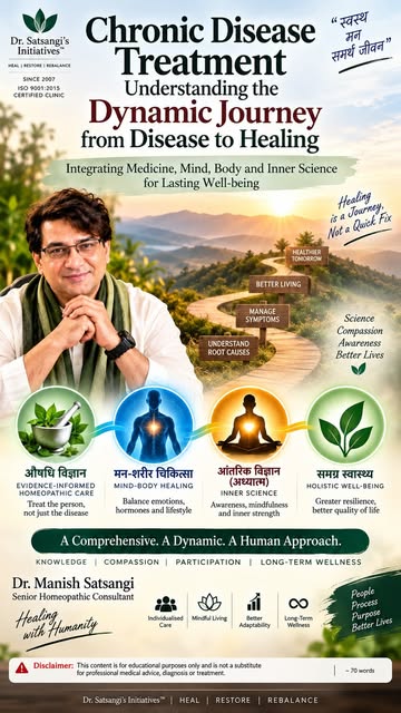 Chronic Disease Treatment: From Treatment to Healing | Medicine, Mind, Body & Adhyatma
उपचार से उपचा