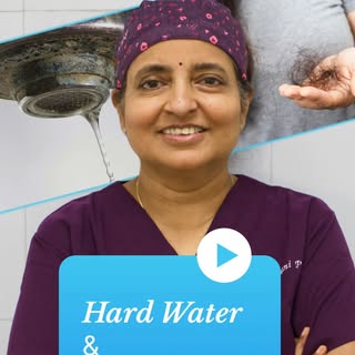 "Doctor, I moved to a new city... Is hard water making me go bald?"

This is one of the most common 