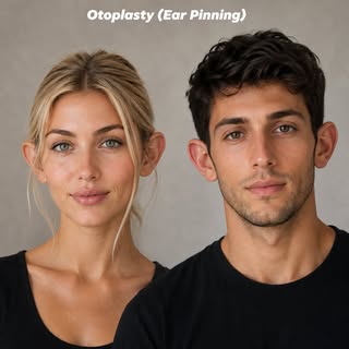 Prominent ears can affect confidence at any age. 👂✨

Otoplasty (ear pinning) sets protruding ears b