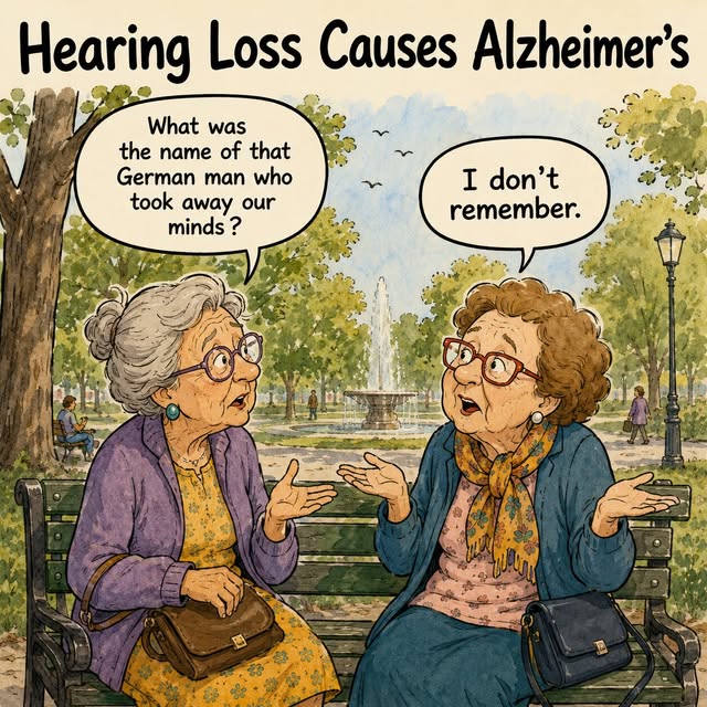Is hearing loss really “just part of getting older”? 

Research has found a strong association betwe