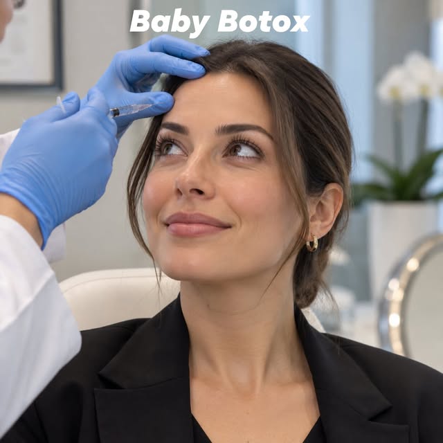 Have you heard of Baby Botox?

For younger patients with early expression lines or a smaller treatme