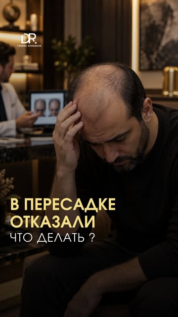 В пересадке волос могут отказать, если донорской зоны недостаточно или её ресурс уже исчерпан.

Но э
