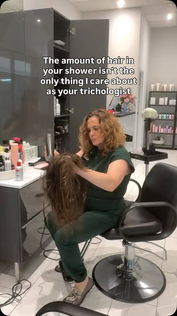 because “how much hair am I losing?” is only one piece of the puzzle.

yes, shedding matters.

but a