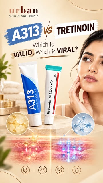 A313 vs Tretinoin — Which One Is Actually Right for Your Skin? 👀

A313 has gone viral on social med