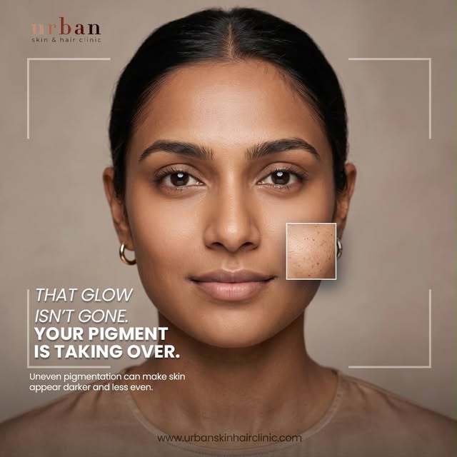 ✨ That glow isn’t gone — pigmentation may be taking over.

Uneven pigmentation can make your skin lo