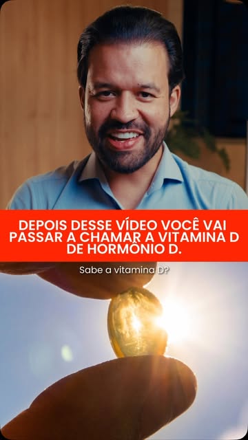 Você ainda chama de vitamina D? ☀️

Talvez depois desse vídeo você entenda por que ela é frequenteme