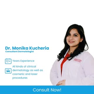 🌟 Meet Dr. Monika Kucheria – Consultant Dermatologist at JP Hospital, Zirakpur! 

With 12+ years of