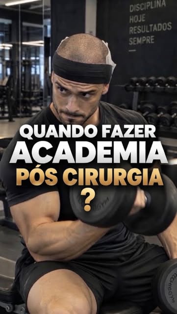 O maior medo de quem faz um transplante capilar não é a cirurgia, é ter que parar de treinar por mes