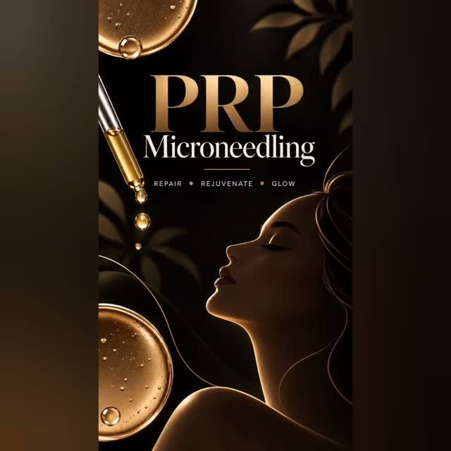 Your next skincare step? Let’s talk PRP microneedling ✨ 

 Have concerns about skin texture, acne sc