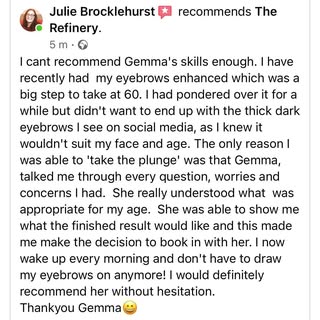 Some lovely feedback from one of my case studies 🤍

#softbrows #maturebrows #thinninghair #maturewo