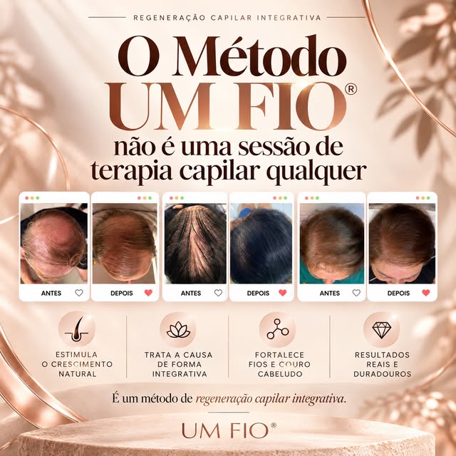 O Método UM FIO® não é uma sessão de terapia capilar qualquer.

Muito menos uma aplicação de produto