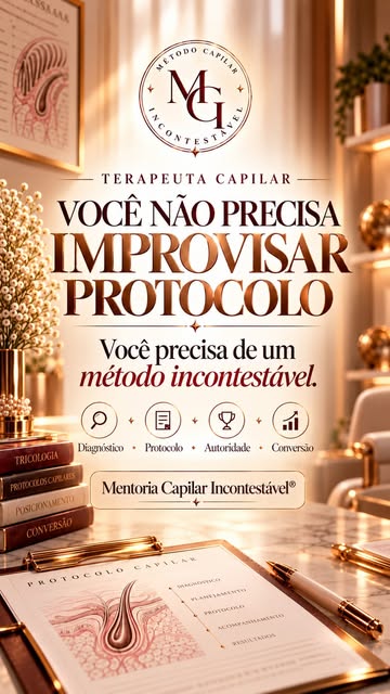 Terapeuta capilar, você não precisa improvisar protocolo.

Muitas profissionais sabem atender, aplic
