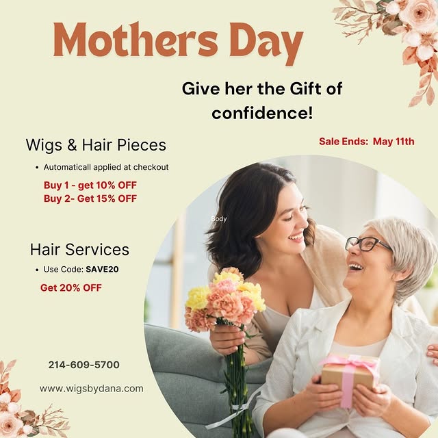 Mothers Day Sale - Give her the Gift of Confidence.