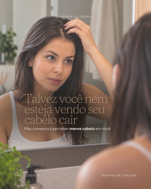 Nem toda alteração capilar começa com fios espalhados pelo chão, no travesseiro ou no banho. E talve