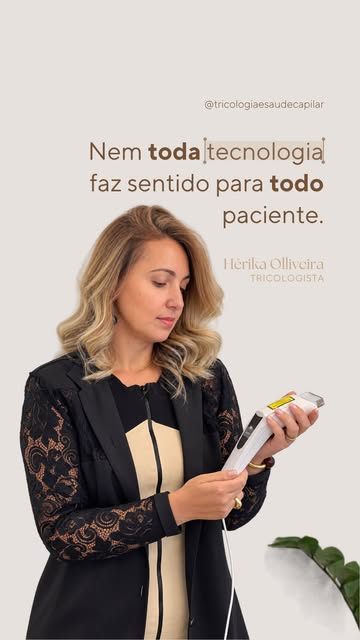 Ter tecnologia à disposição é importante. Saber quando não utilizá-la também é.

Na saúde capilar, u